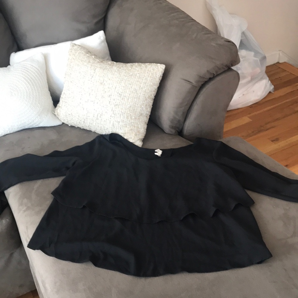 Lovemarks chiffon layered top